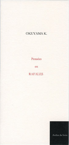 Penseés en rafales